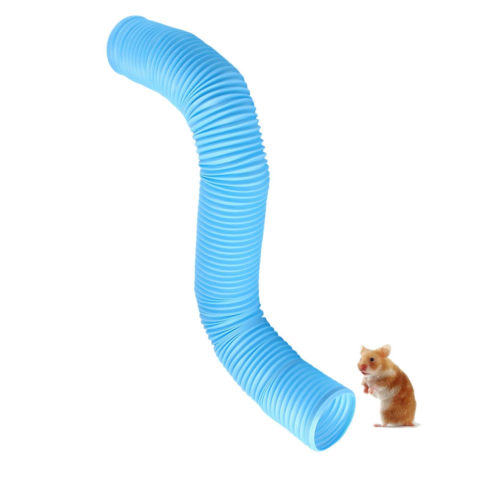 Cat Tunnel Pet Tunnels Collapsible Tunnel/Tube for Kittens Play Toy Blue