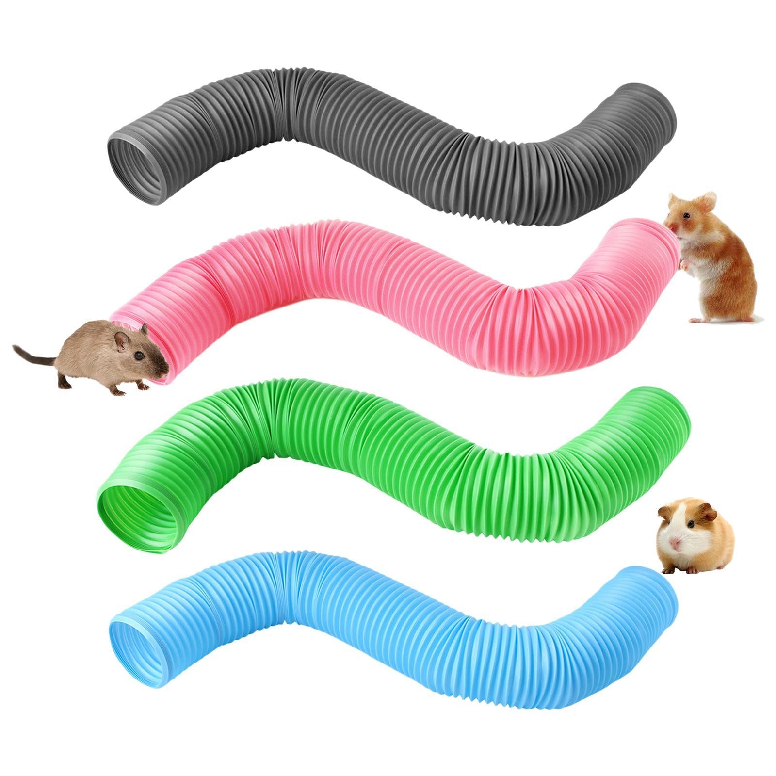 Cat Tunnel Pet Tunnels Collapsible Tunnel/Tube for Kittens Play Toy Blue