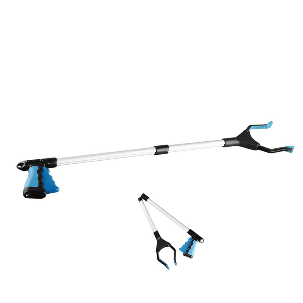 Foldable Litter Picker Pick-Up Tool Long Arm Grabber Reacher Rubbish Grip