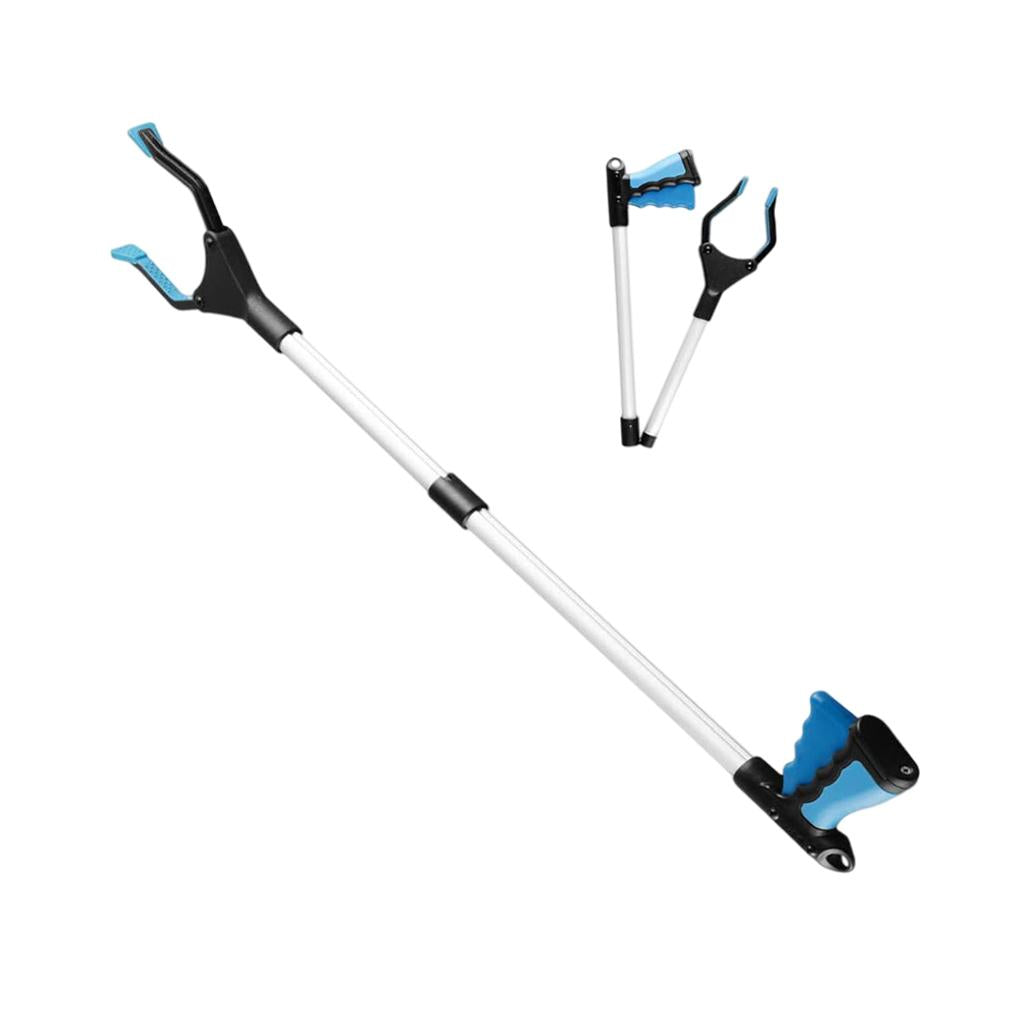 Foldable Litter Picker Pick-Up Tool Long Arm Grabber Reacher Rubbish Grip