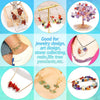 Natural Gemstone Chips Beads Irregular Loose Bead Jewelry Making Beads Set 2