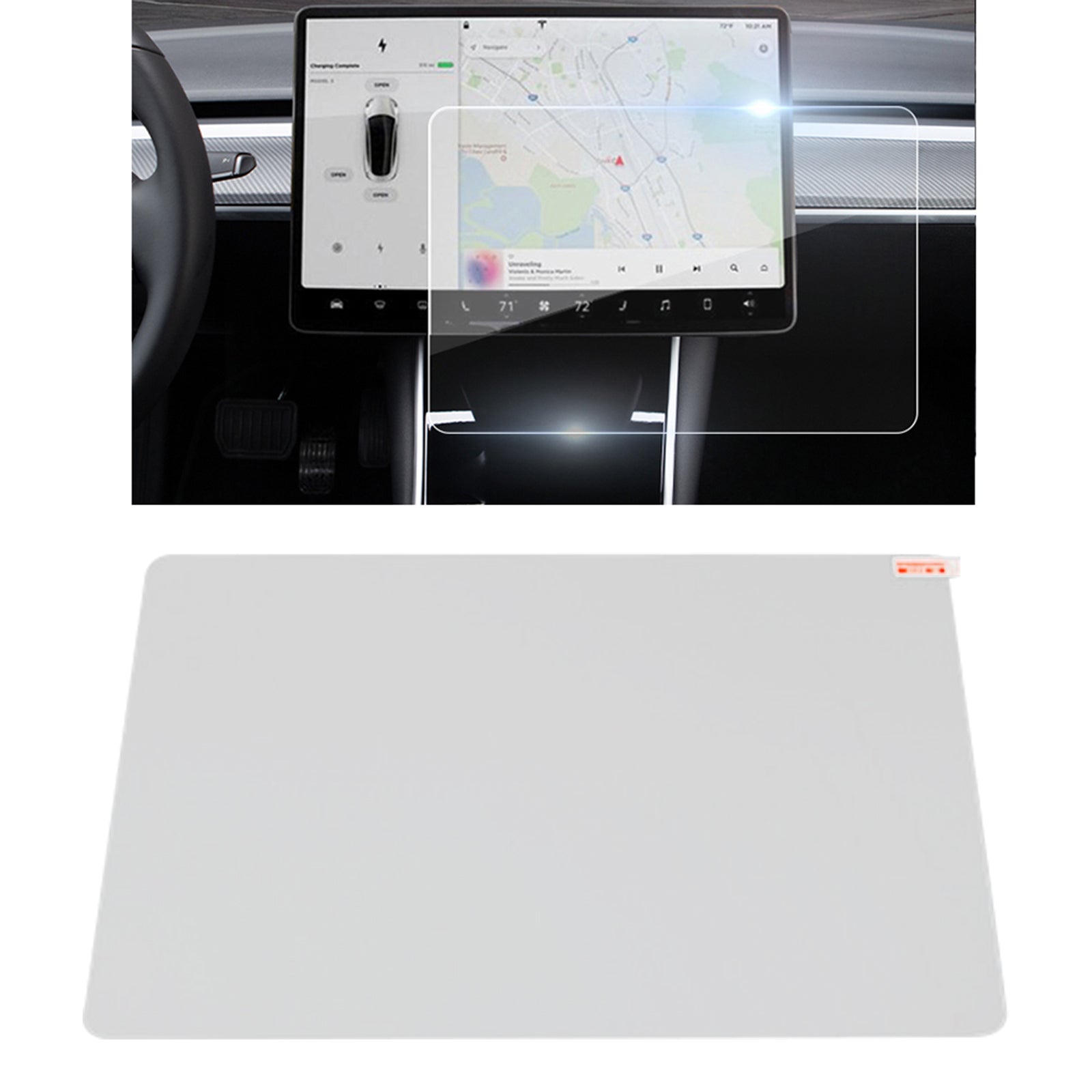 15" Screen Protector for Tesla Model 3 Center Control Navigation  HD