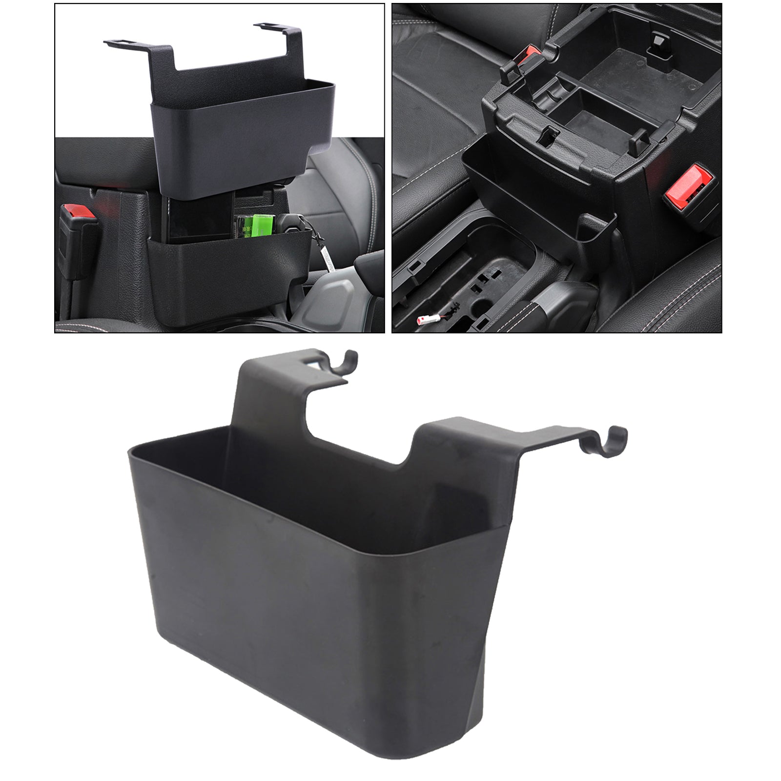 Front Center Console Hanging Armrest Storage Box for Jeep Wrangler JK 11-18