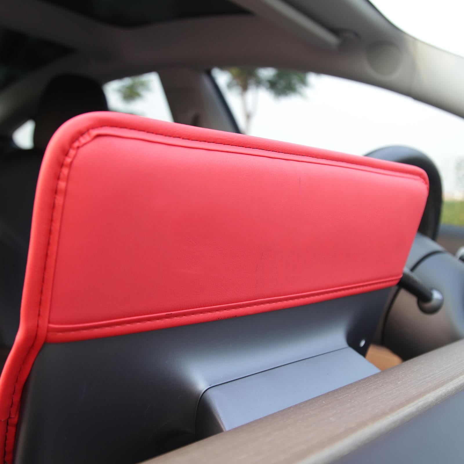 Navigation Cover Sleeve Sunshade Protector fits for Tesla Model 3 DIY Red