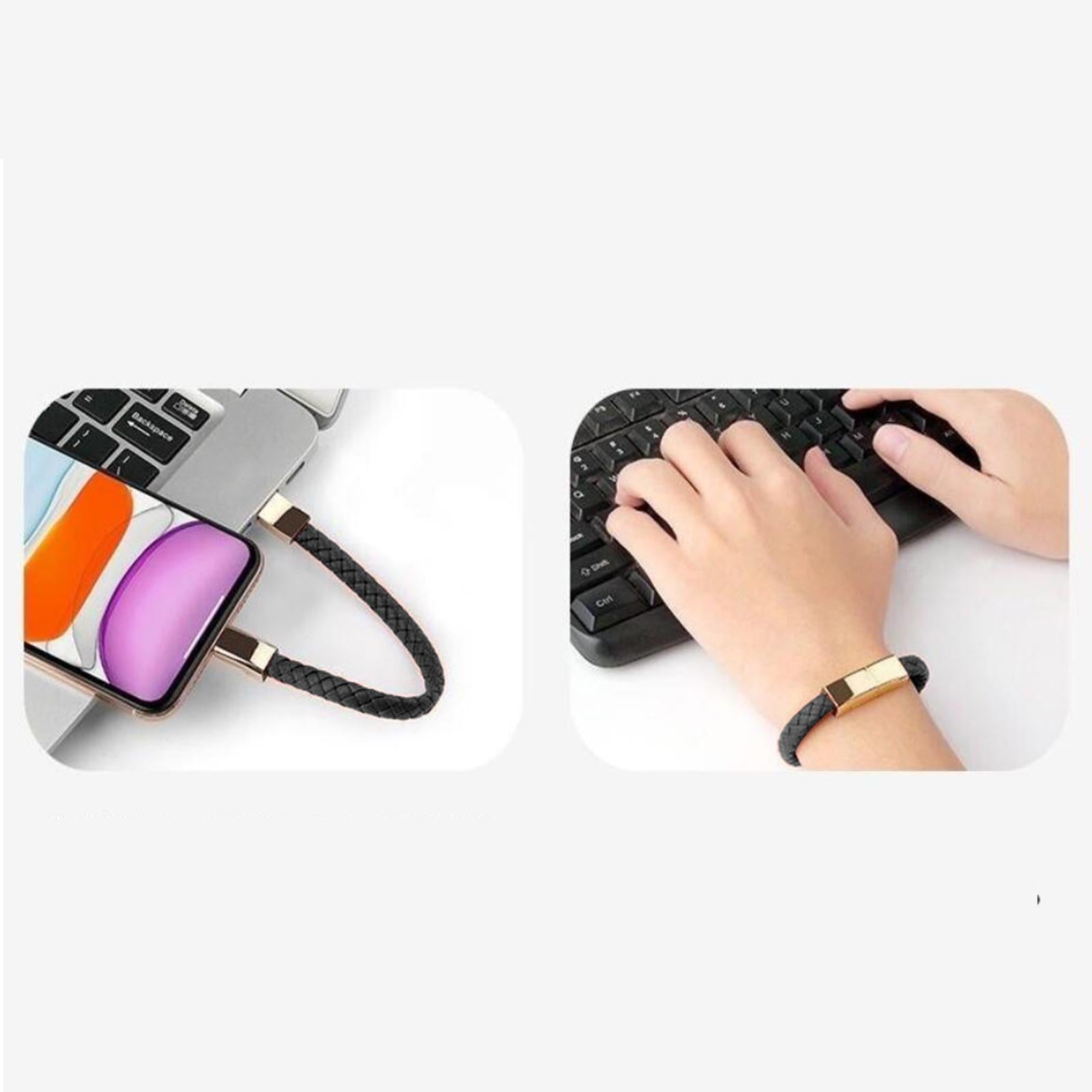 USB Charging Data Cable Mobile Phone Bracelet Wrist Band Chargers Micro USB