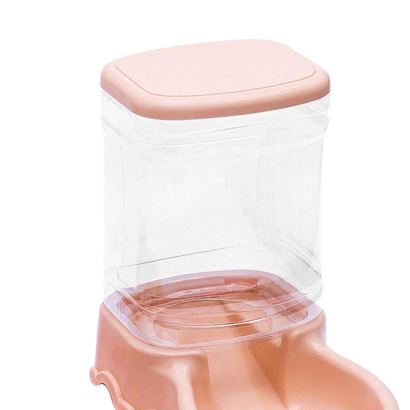 AUTOMATIC PET WATER DISPENSER Puppy Dish Food Feeder Bowl  Pink Food Feeder