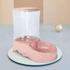 AUTOMATIC PET WATER DISPENSER Puppy Dish Food Feeder Bowl  Pink Food Feeder