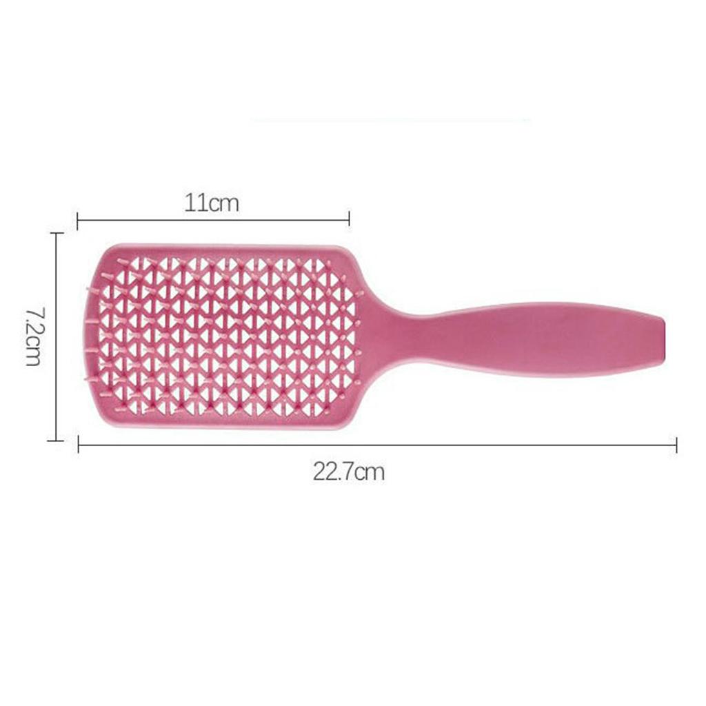 4-pack Hairbrush Hair Comb Set for Curly Natural Hair Pink