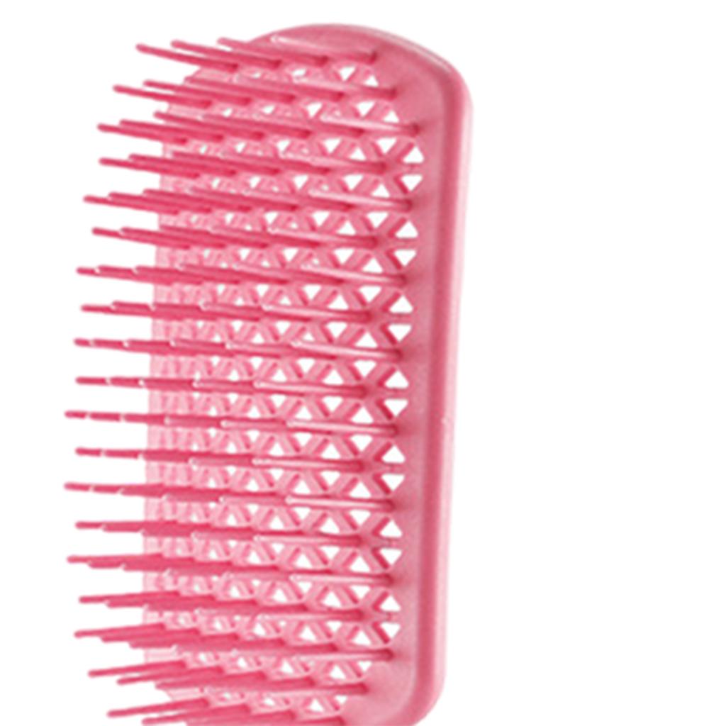 4-pack Hairbrush Hair Comb Set for Curly Natural Hair Pink