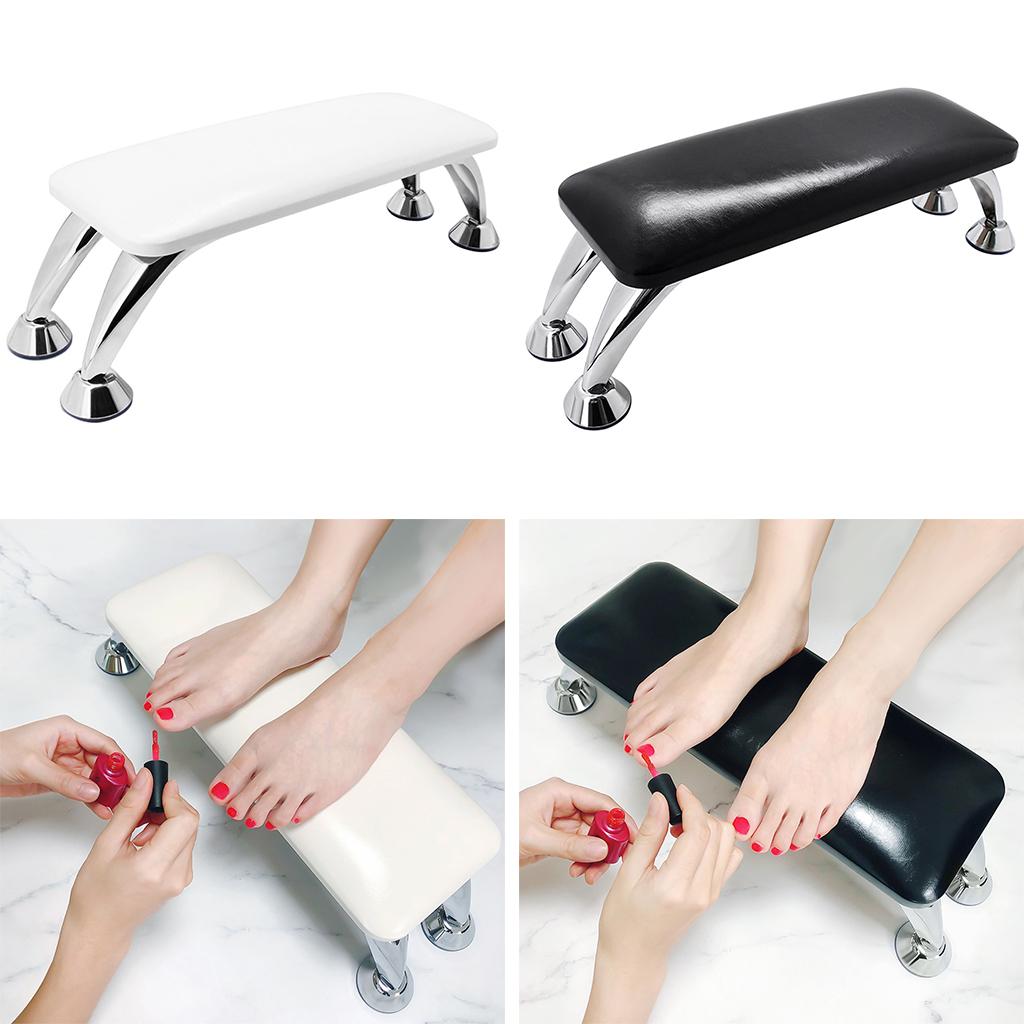 Nail Arm Rest Leather Hand Pillow Rest Manicure Hand Cushion Pillow White