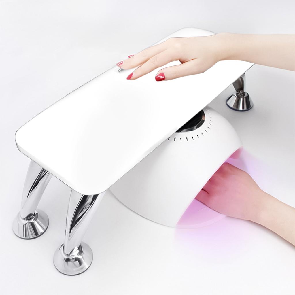 Nail Arm Rest Leather Hand Pillow Rest Manicure Hand Cushion Pillow White