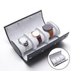 3 Slot Retro Watch Roll Travel Case Gifts for Business Weekend Trip Birthday