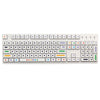 136 Key Mechanical Switch Keyboard Keycaps PBT Keycaps Dustproof  White