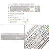 136 Key Mechanical Switch Keyboard Keycaps PBT Keycaps Dustproof  White