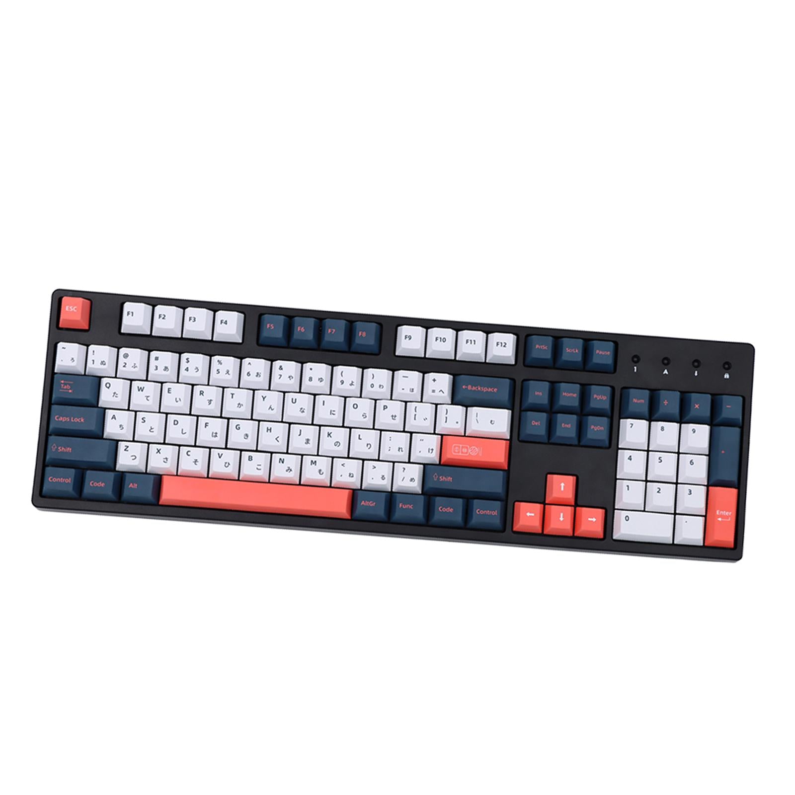 130 Key PC Mechanical Keyboard Keycaps Waterproof Anti-Slip Home Supplies