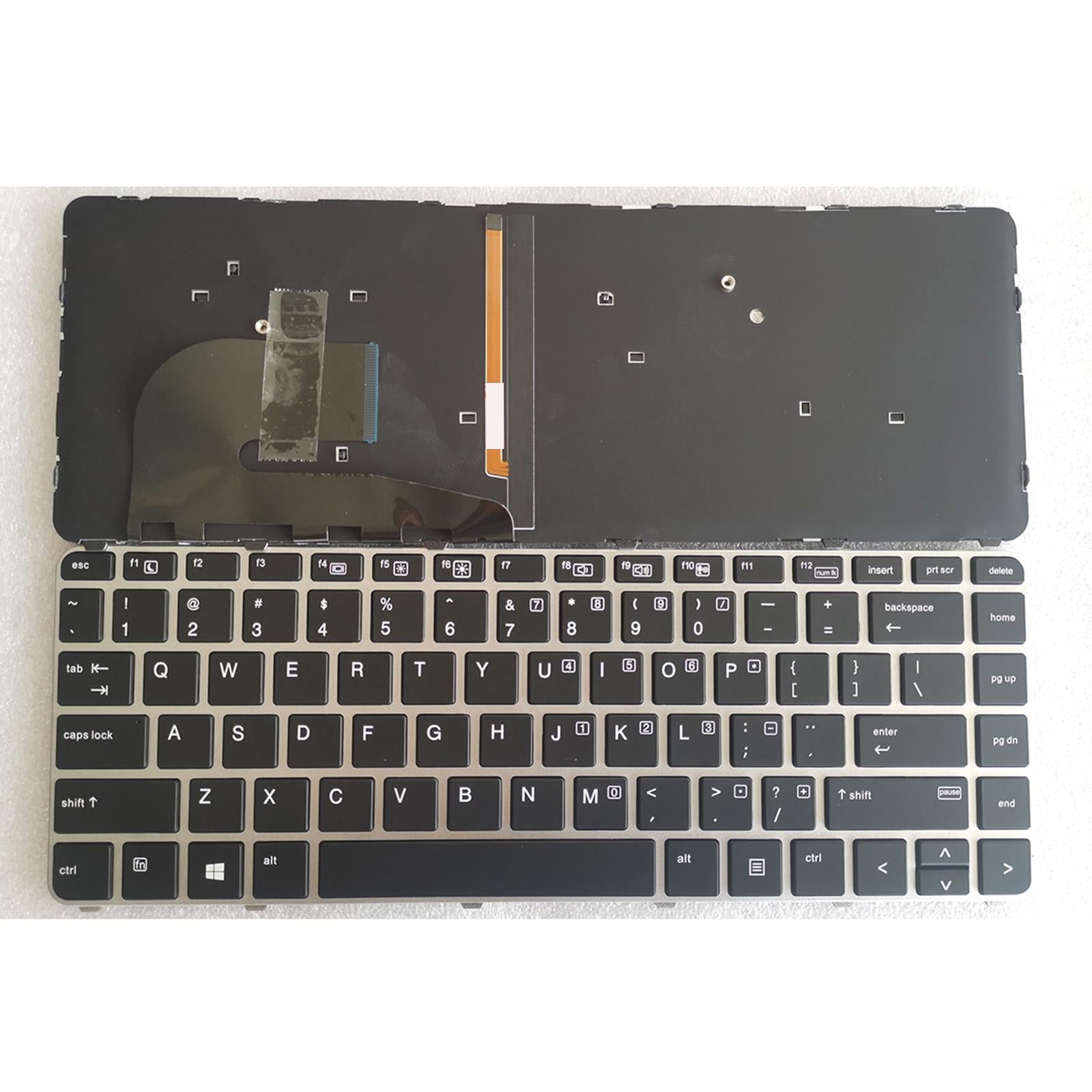 Backlit Keyboard Fit for HP EliteBook 745 G3 No Frame 819877-001 836308-001