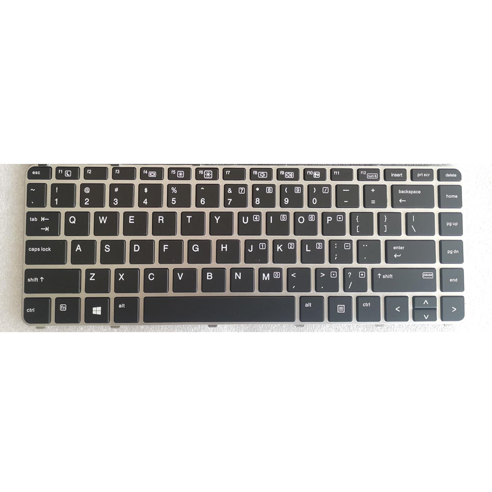 Backlit Keyboard Fit for HP EliteBook 745 G3 No Frame 819877-001 836308-001