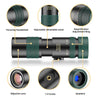 8-24X30 HD Zoom Monocular Scope for Traveling Concert Hiking Telescope Green with Tripod