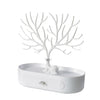 Jewelry Deer Tree Stand Display Necklace Earring Holder Home Decor White