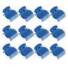 12Pcs Hot Roller Clips Beauty Tools for Women Girls Short Long Hair Blue