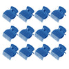 12Pcs Hot Roller Clips Beauty Tools for Women Girls Short Long Hair Blue