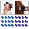 12Pcs Hot Roller Clips Beauty Tools for Women Girls Short Long Hair Purple