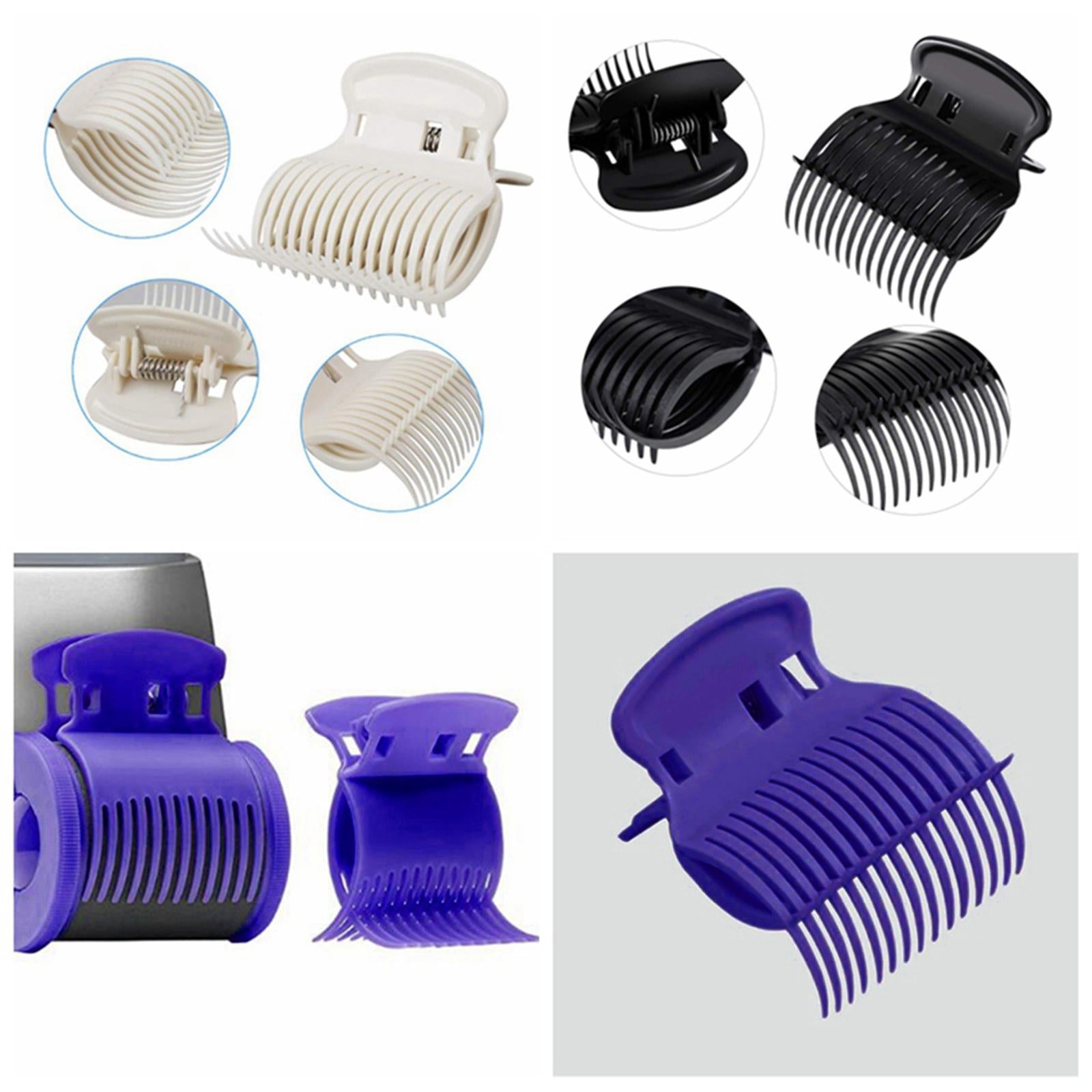 12Pcs Hot Roller Clips Beauty Tools for Women Girls Short Long Hair Purple