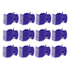 12Pcs Hot Roller Clips Beauty Tools for Women Girls Short Long Hair Purple