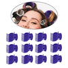 12Pcs Hot Roller Clips Beauty Tools for Women Girls Short Long Hair Purple