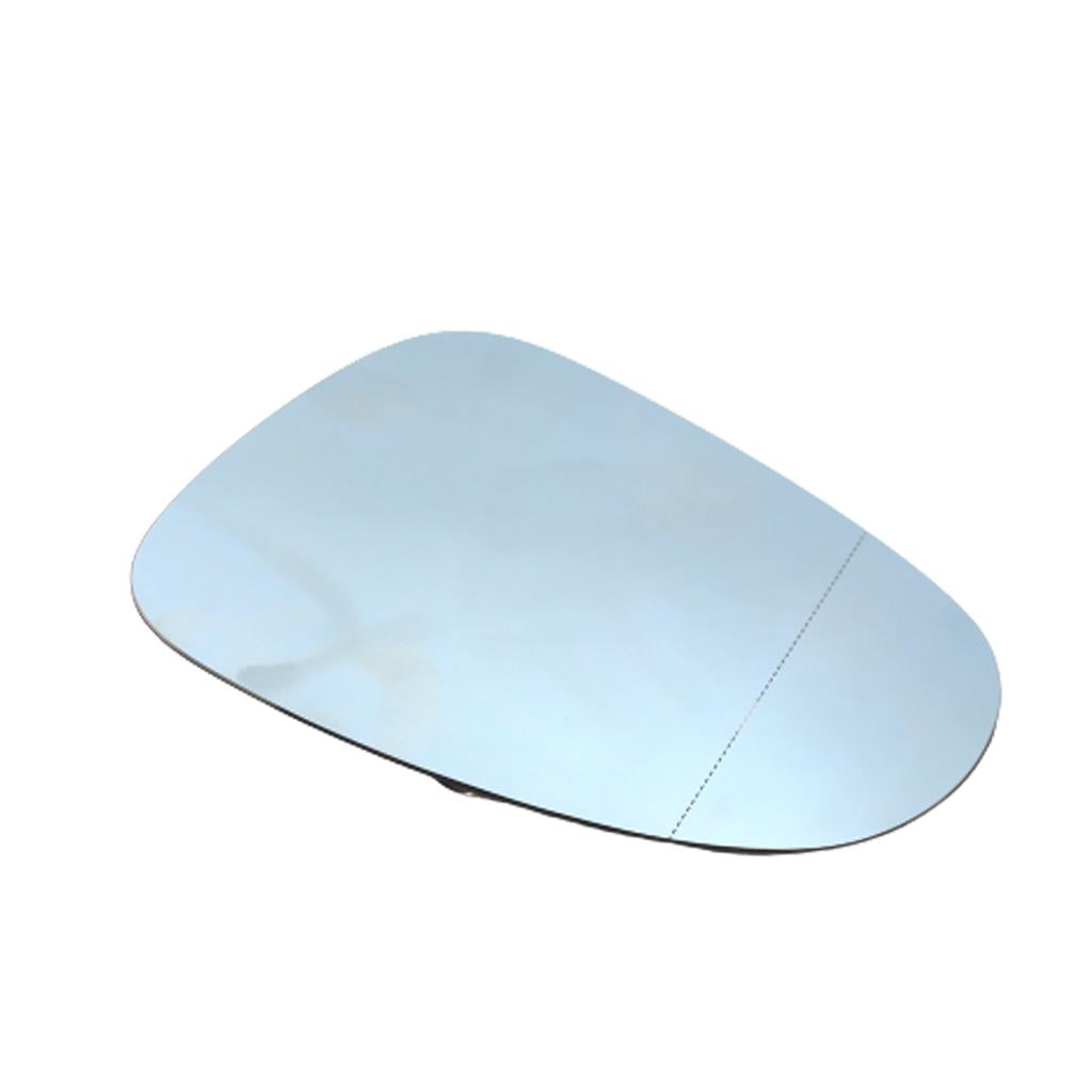 Left Passenger Side Mirror Glass for Volkswagen Golf MK5 2005-2009 Blue