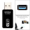 Portable USB WiFi Dongle Dual Band Dongle 1200 Mbps Home Network Card