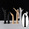 Woman Mannequin Hand Model for Jewelry Watch Glove Holder Black Long