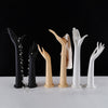 Woman Mannequin Hand Model for Jewelry Watch Glove Holder Black Short