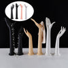 Woman Mannequin Hand Model for Jewelry Watch Glove Holder Black Short