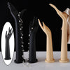 Woman Mannequin Hand Model for Jewelry Watch Glove Holder Black Short