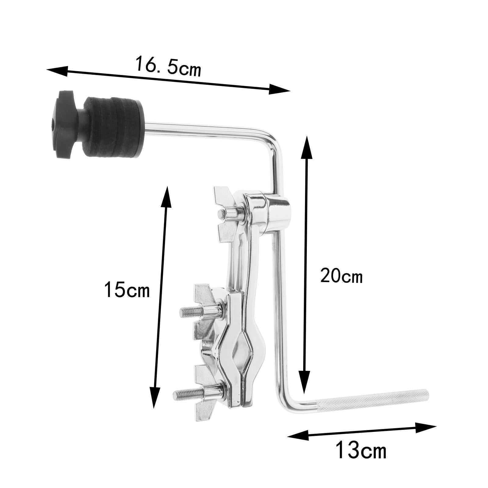 Cymbal Boom Attachment Clamp,16.5x20x13cm Black