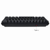 Mechanical Gaming Keyboard 61 Keys Dual-mode Backlit for PC  Black