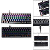 Mechanical Gaming Keyboard 61 Keys Dual-mode Backlit for PC  Black