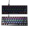 Mechanical Gaming Keyboard 61 Keys Dual-mode Backlit for PC  Black