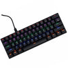 Mechanical Gaming Keyboard 61 Keys Dual-mode Backlit for PC  Black