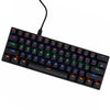 Mechanical Gaming Keyboard 61 Keys Dual-mode Backlit for PC  Black