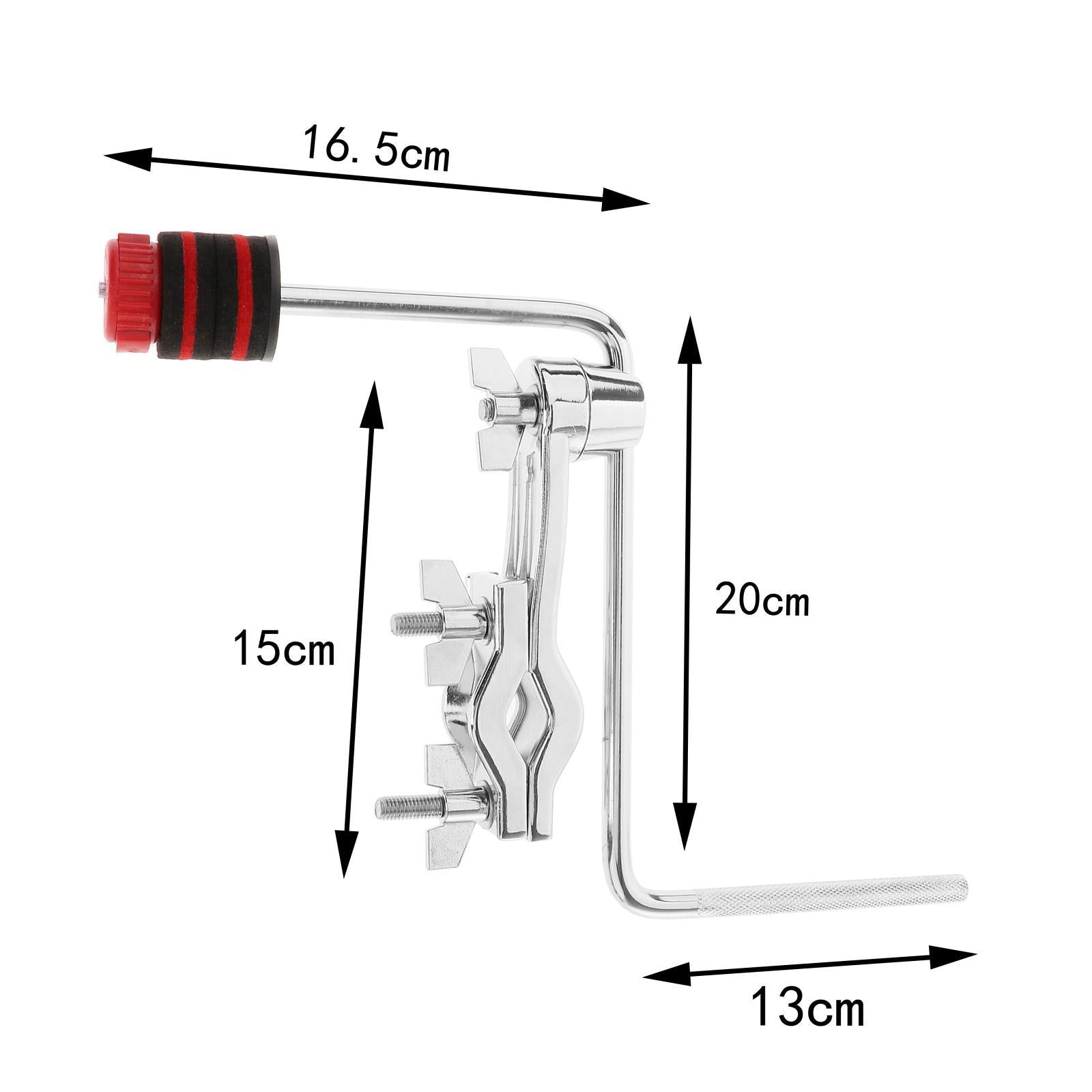 Cymbal Boom Attachment Clamp,16.5x20x13cm Red