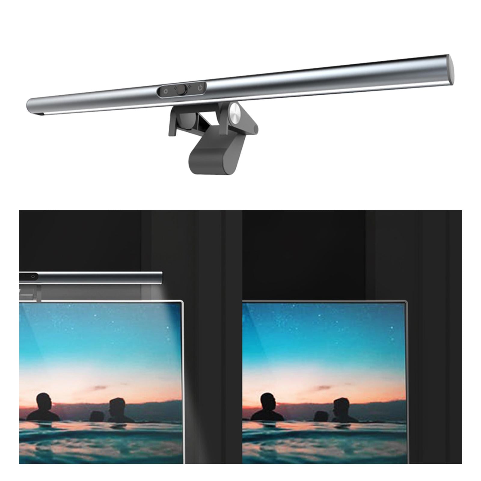 Computer Monitor Lamp Eye Protect Laptop Screen Light Bar with 1080P Camera