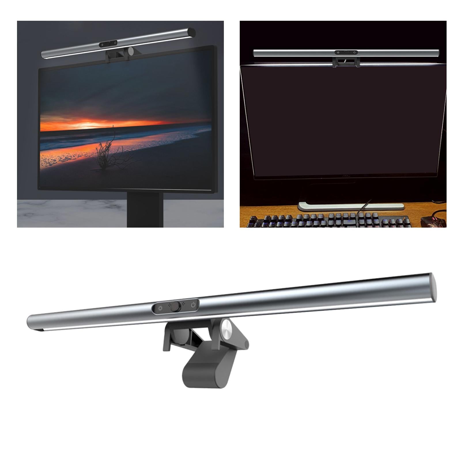 Computer Monitor Lamp Eye Protect Laptop Screen Light Bar with 1080P Camera