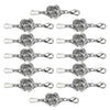 Magnetic Clasps Connector Jewelry Necklace Bracelet Clasp 12 Silver