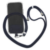 Detachable Adjustable Mobile Phone Lanyard Neck Strap Dark Grey