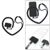 Detachable Adjustable Mobile Phone Lanyard Neck Strap Dark Grey