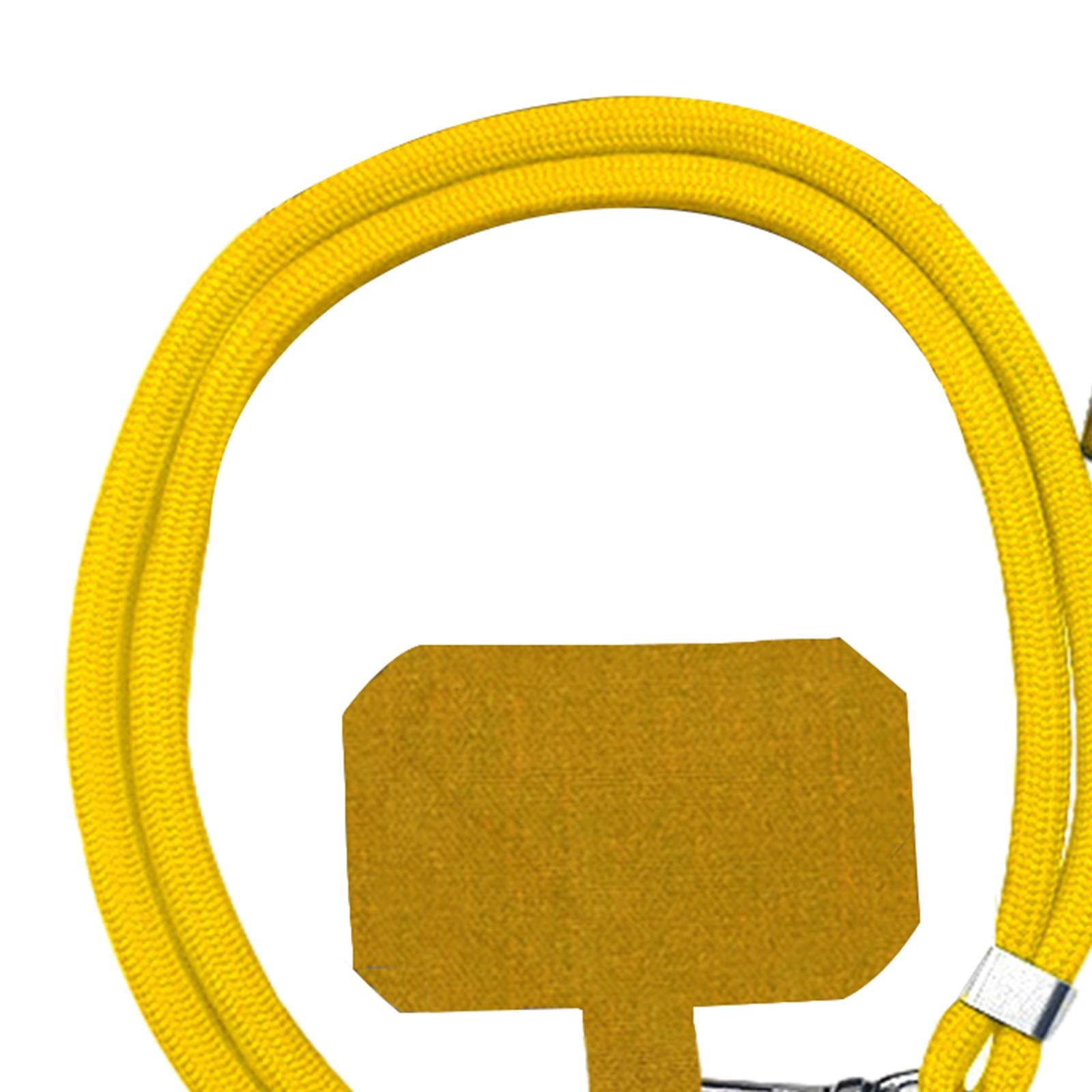 Detachable Adjustable Mobile Phone Lanyard Neck Strap Yellow