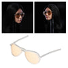 1/6 Scale Fashion Round Sunglasses for 12inches Action Figures E03 White