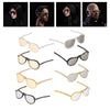 1/6 Scale Fashion Round Sunglasses for 12inches Action Figures D01 Black